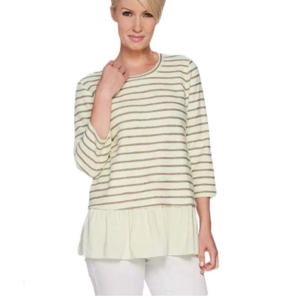 Striped LOGO by Lori Goldstein Tops for Women